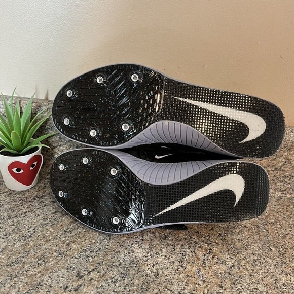 Nike Zoom Triple Jump Elite Track‎ Shoes 705394-003 Black Indigo Fog Men Sz 9.5 - Picture 9 of 9